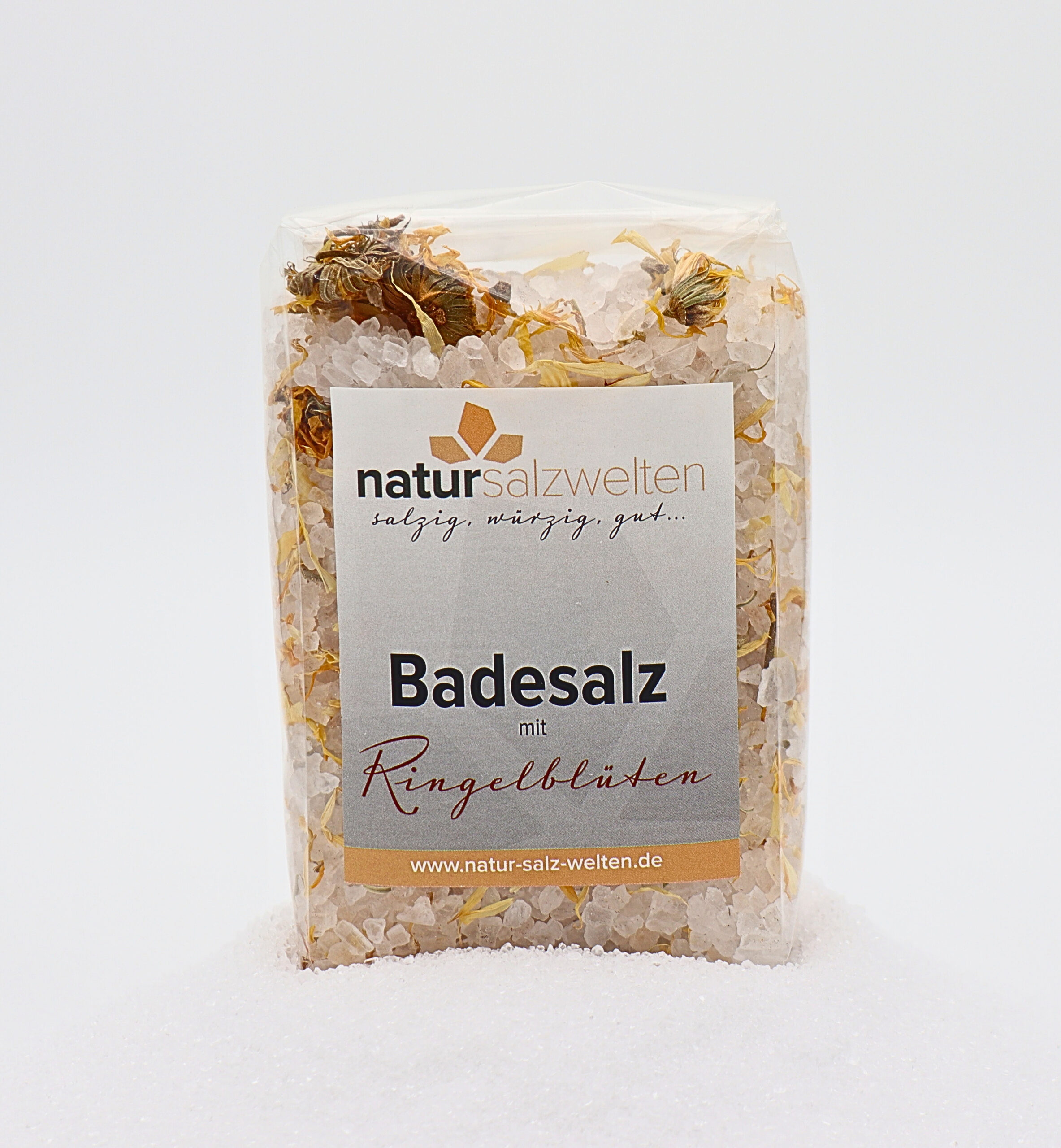 Badesalz mit Ringelblüten Badesalz mit Ringelblüten