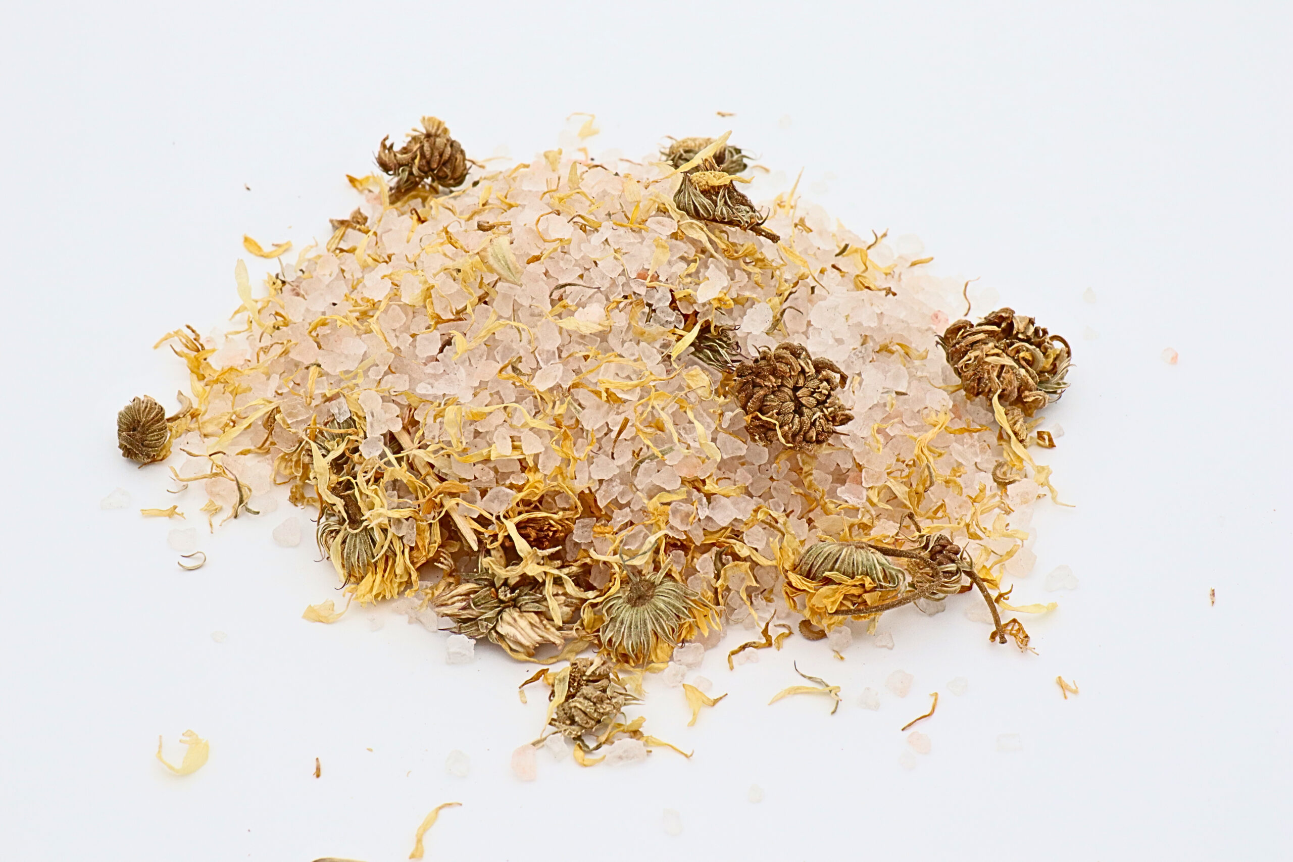 Badesalz mit Ringelblüten Badesalz mit Ringelblüten – Bild 3