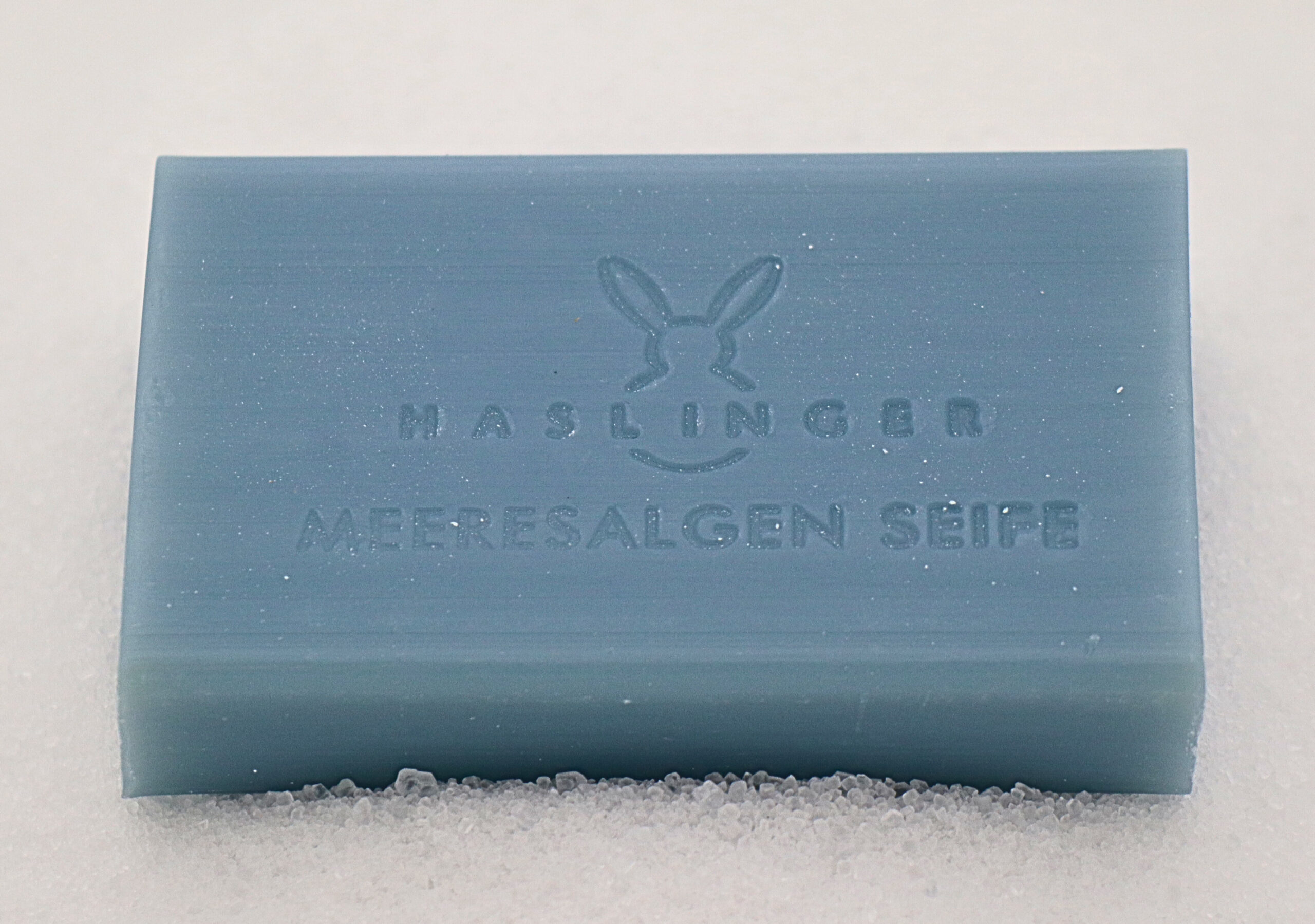 Meeresalgen-Seife Seife aus Meeresalgen, blaue Farbe.