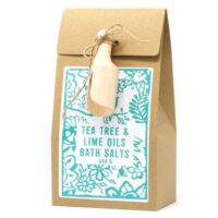 Badesalz mit Teebaum und Limette