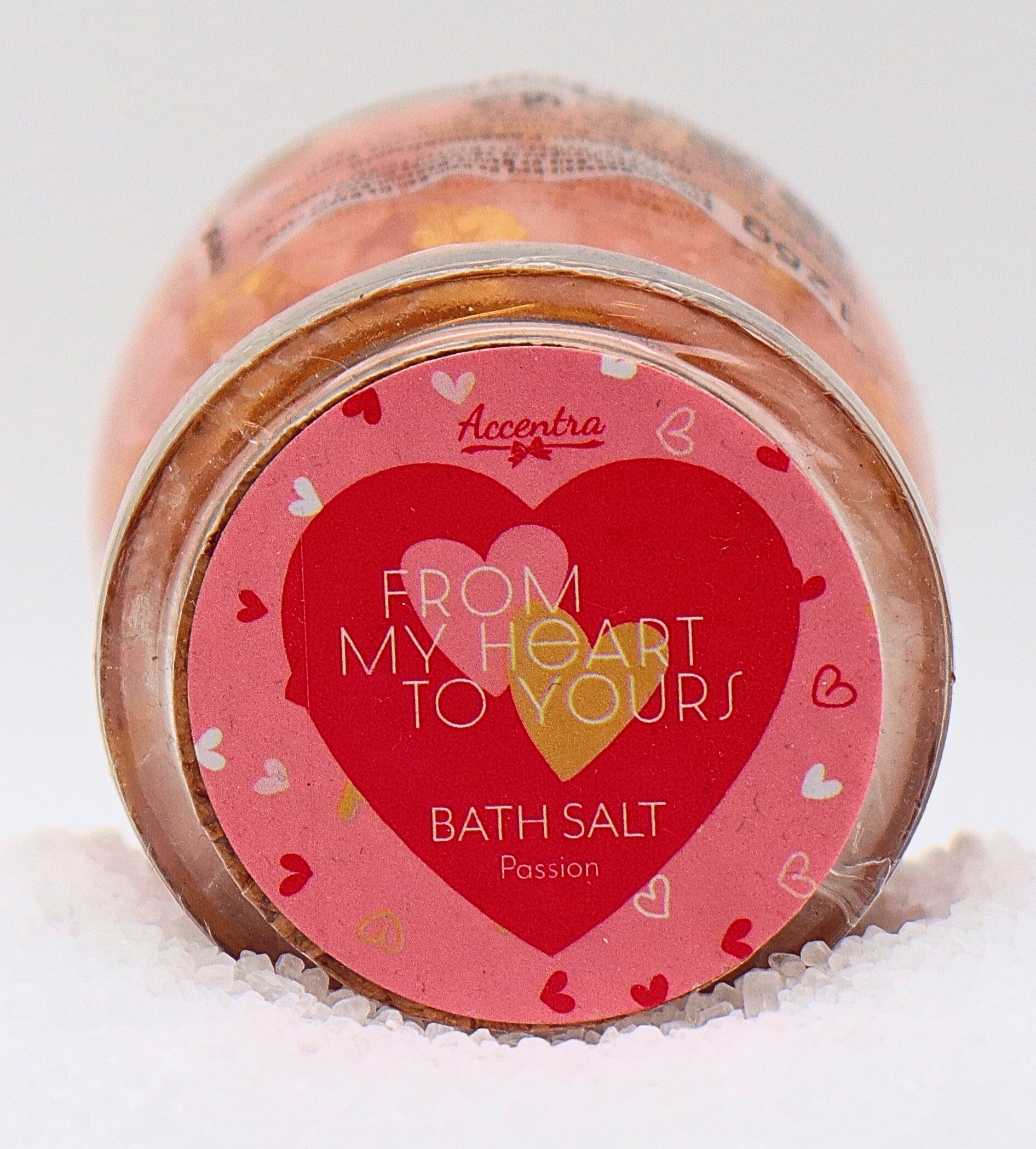 Badesalz mit Goldnuggets „from my heart to yours“ Badesalz mit Goldnuggets "from my heart to yours"