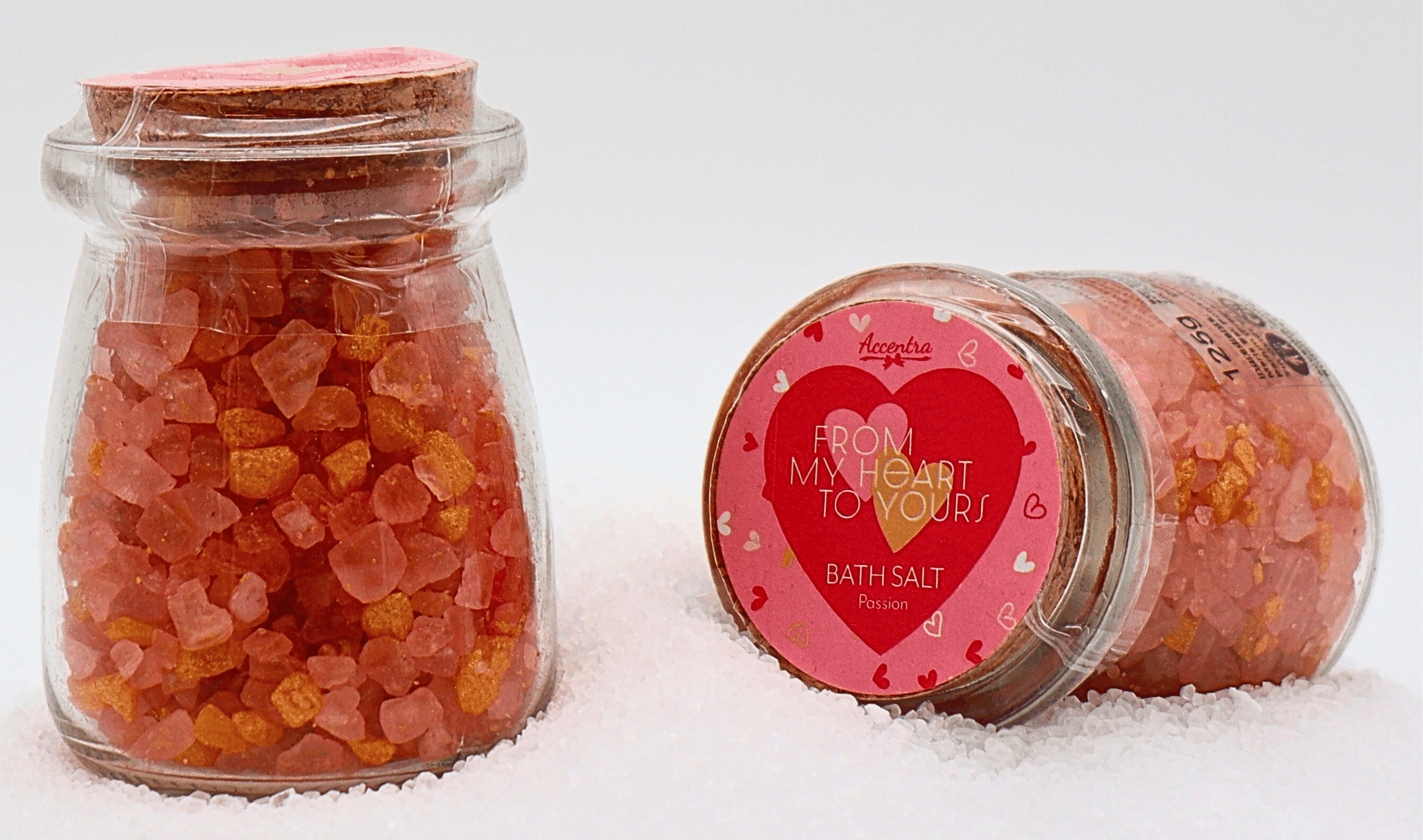 Badesalz mit Goldnuggets „from my heart to yours“ Badesalz mit Goldnuggets "from my heart to yours" – Bild 2