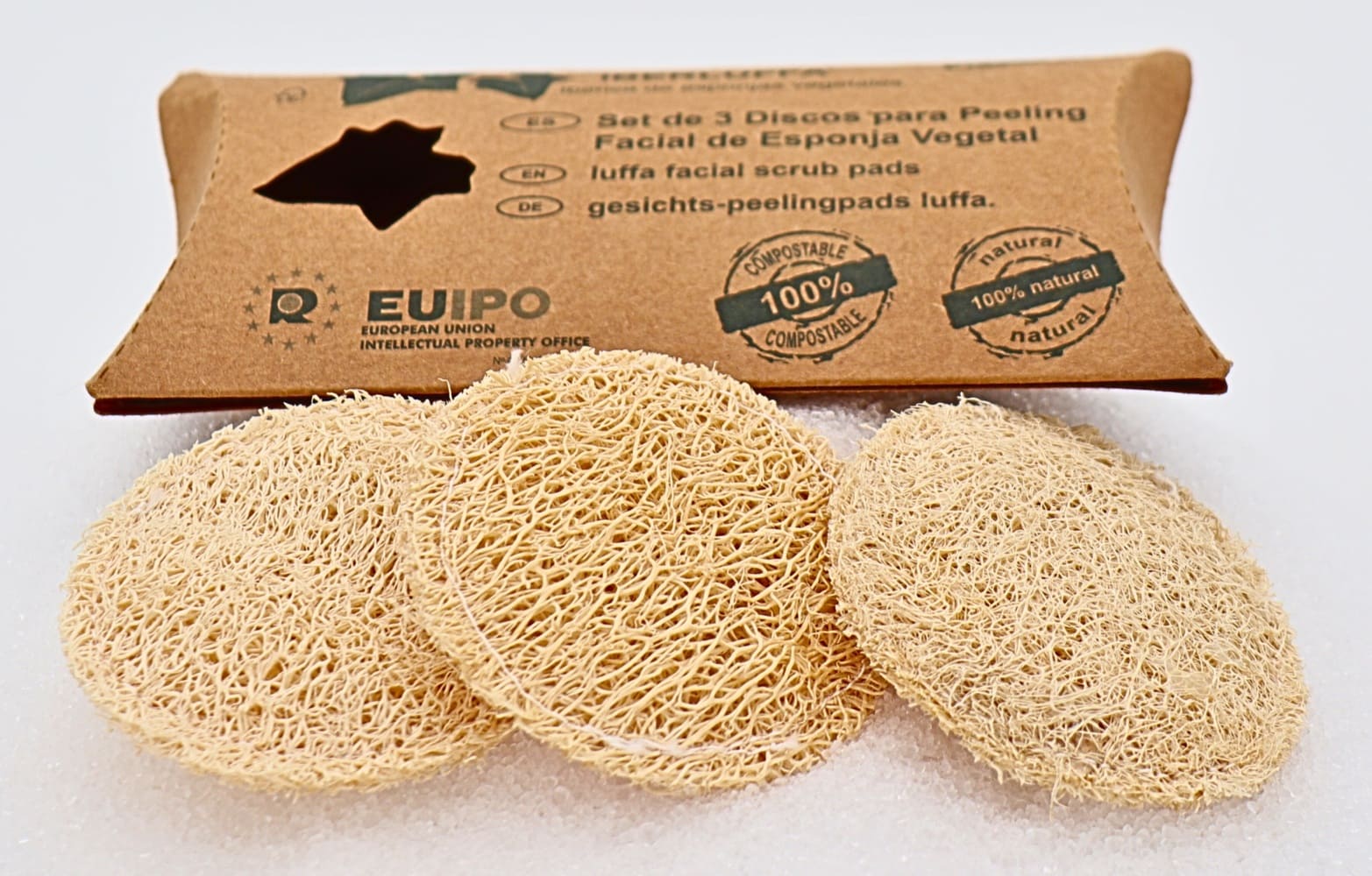 Luffa-Pads im 3er-Pack Luffa-Pads im 3er-Pack – Bild 2
