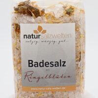 Badesalz mit Ringelblüten