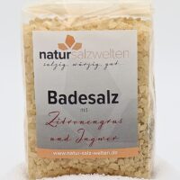 Badesalz mit Zitronengras & Ingwer