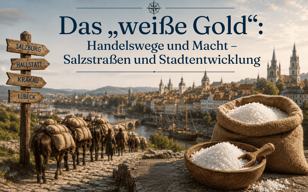 Das „weiße Gold“: Handelswege und Macht – Salzstraßen und Stadtentwicklung